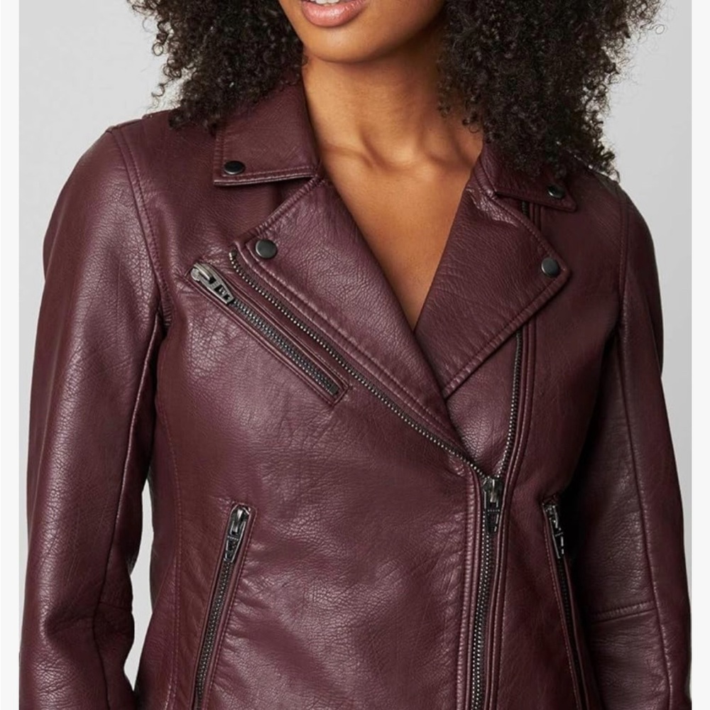 Blank NYC Faux Leather Jacket Size Small - Picture 3 of 7